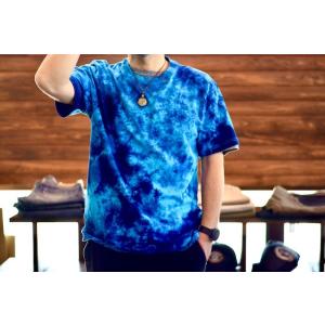 インディゴTシャツ ASCENSION / INDIGO TEE 藍染タイダイ（黒部の名水染めシリー...