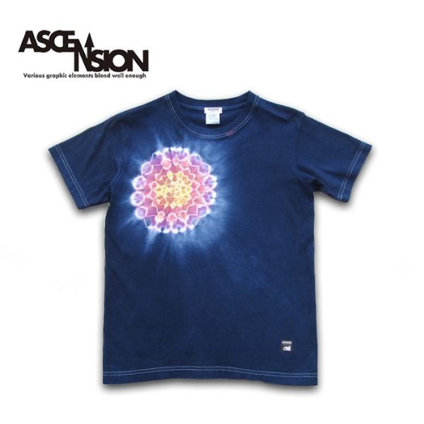 藍染めTシャツ 16点曼荼羅藍染め 黒部の名水シリーズ タイダイ タイダイtシャツ 絞り染め　藍染 ...