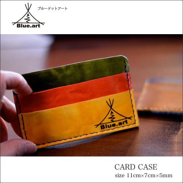 BLUE.art（ブルードットアート）Card case カードケースウオッシュレザー[Wash l...