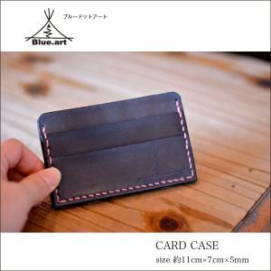 BLUE.art（ブルードットアート）Card case カードケースサドルレザー[Saddle leather] ba-014｜juice16