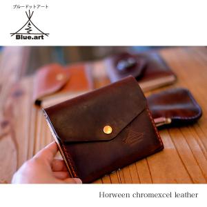 BLUE.art（ブルードットアート）SMART　WALLET [Horween chromexcel leather] ba-048｜juice16