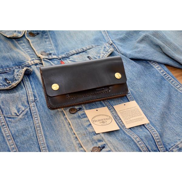 BLUE.art（ブルードットアート） TRUCKER WALLET LONG HORWEEN CH...