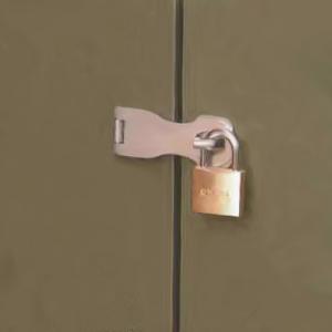 「メタルシェッドオプション 補助錠 ハプス＆パドロック＜兆番＋南京錠＞」[メタルシェッド本体別売]