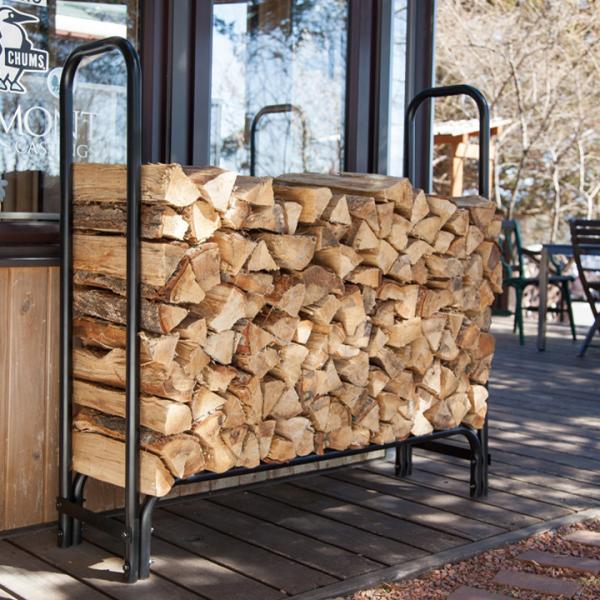 鉄製薪収納 「 ファイヤーサイド ログラック 小 （ FIRESIDE LOG RACK SMALL...