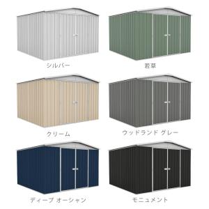 物置 おしゃれ 倉庫 屋外 大型物置本体&アン...の詳細画像2