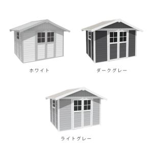 返品不可 屋外物置 倉庫 収納庫 大型 作業部屋 自転車置場 おしゃれ物置 Grosfillex ゴーフィレックス フレンチシェッド グラン 送料別 超特価sale開催値下げ