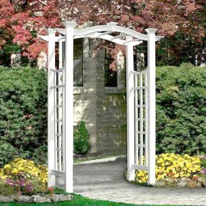 アーチ バラ 樹脂 パーゴラ風庭用ガーデンアーチ バラ ローズ ホワイトフェンス Diy 工具 シリーズ リスボンアーチ 組立式 シリーズ G1susu 郵便ポスト 表札のjuicygarden