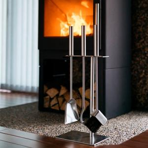 新保製作所 ファイアーツール スタンド 薪ストーブ アクセサリー