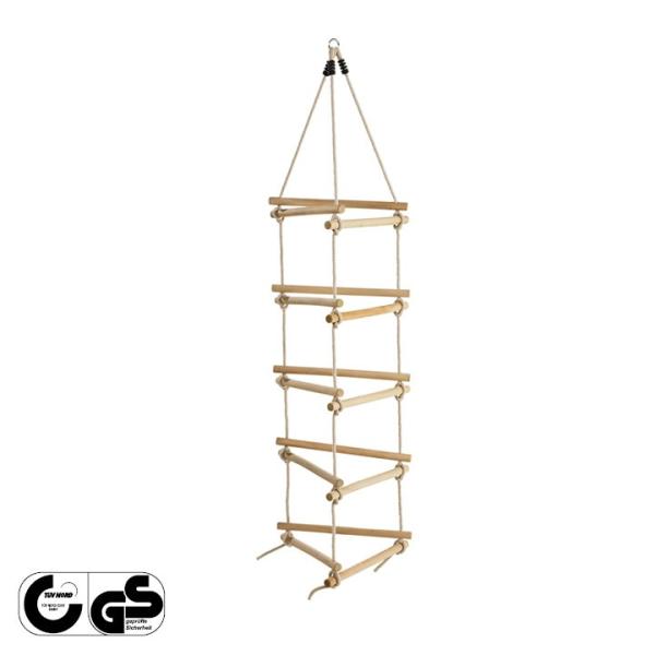 DIY 屋外 家庭用遊具 はしご 梯子  [受注輸入]「縄ばしご トライアングル ※フレーム無し、吊...