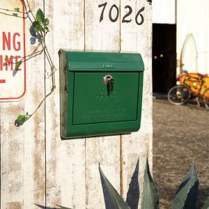 郵便ポスト「アートワークスタジオ（ARTWORKSTUDIO） U.S.Mail box 1」壁付け おしゃれ 郵便受け アメリカンポスト 鍵付き 上入れ前出し 壁掛け｜juicygarden