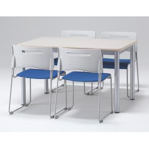 ４人用 会議セット ミーティングセット テーブル・チェアセット