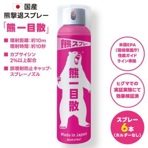 在庫有・即出荷】【12本セット】熊一目散 熊忌避剤 アウトドア