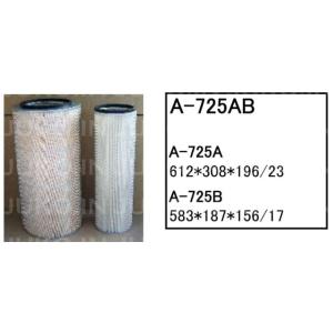 エアーエレメント A-725AB 川崎重工 ホイールローダー タイヤショベル KLD90ZV KLD...