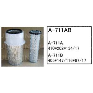 エアーエレメント A-711AB コベルコ パワーショベル ユンボ バックホー SK09-1 SK09LC-1 K905LC-II 他 フィルター