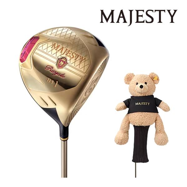 数量限定 マジェスティ ロイヤル ドライバー レディース テディベアヘッドカバー付 MAJESTY ...