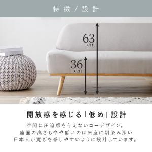 ソファ Rest レスト 2P 二人掛け ロー...の詳細画像4