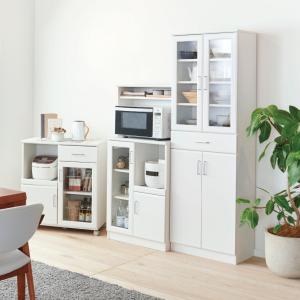 爆買 ベアルモ 家電収納キャビネット 幅59c...の詳細画像1