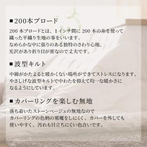 Fab the Home こたつ掛け布団 正方...の詳細画像2