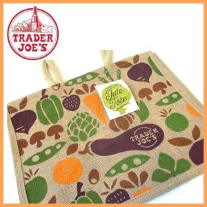 トレーダージョーズ TRADER JOE'S 新作 ベジ柄 麻 バッグ