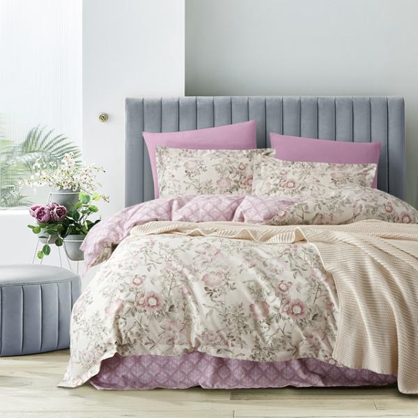 美しい布団カバー4点セット(ダブル) JYN001W (寝具カバー/ベッドリネン/ベッドカバー/シー...