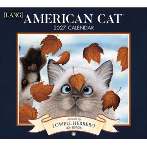 LANG 2027年ラングカレンダー American Cat アメリカンキャット ネコ ねこ 猫