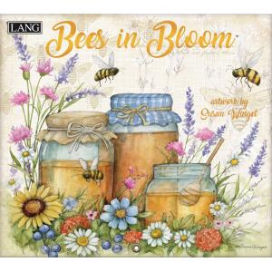 【新柄】LANG 2027年ラングカレンダー Bees In Bloom ビーズ イン ブルーム ミツバチ