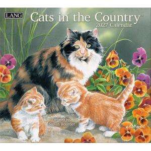 LANG 2027年ラングカレンダー Cats in the Country キャッツ インザ カントリー ねこ ネコ 猫