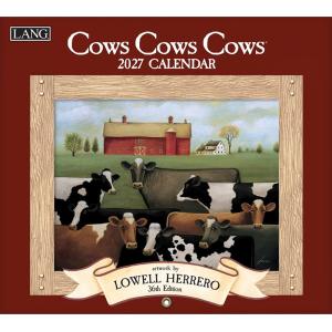 LANG 2027ラングカレンダー Cows Cows Cows カウズ カウズ カウズ ウシ