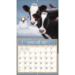 LANG 2027ラングカレンダー Cows ...の詳細画像1