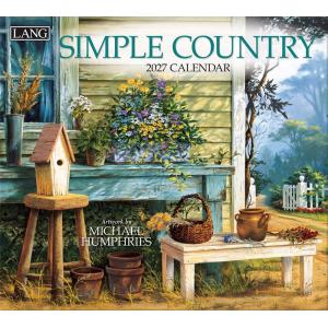 LANG 2027年ラングカレンダー Simple Country シンプルカントリー