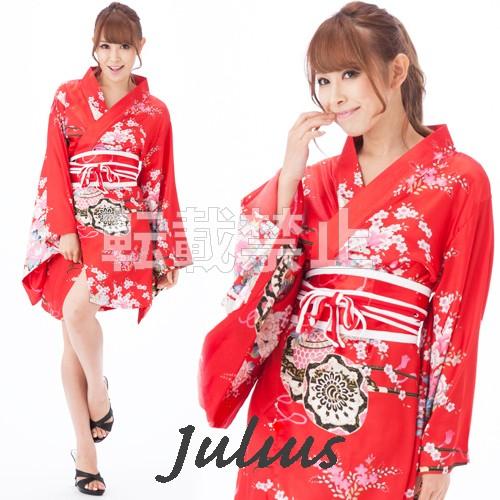 花魁 着物ドレス ワンピース 肩出しOK! 赤 華花 fc92【江戸 花魁道中 浴衣 セクシー よさ...