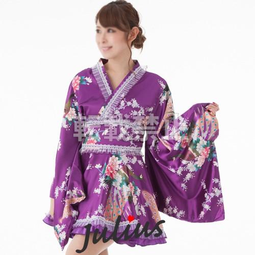 花魁系 着物ドレス ワンピース パープル/qc13【コスチューム 姫系 2次会 発表会 演奏会 江戸...