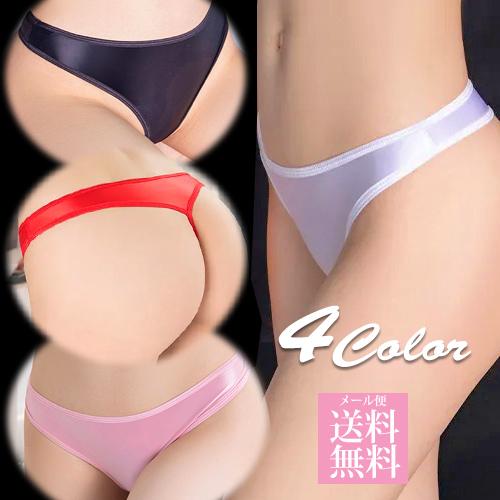4カラー 極薄 シルキータッチ セクシー ストリングス Tバック ショーツ 透け感あり sbc502...