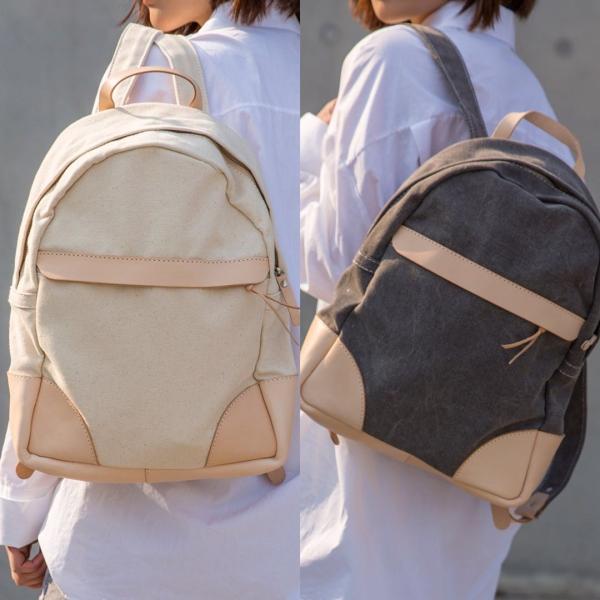 牛革と帆布のリューク 【 720 本革 】