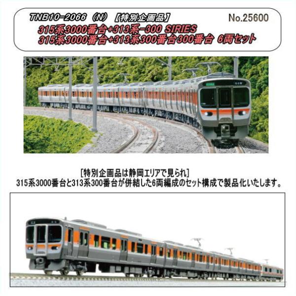 TNB10-2066  (N) 315系3000番台+313系300番台 6両セット 【特別企画品】