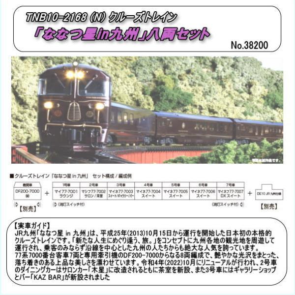 TNB10-2168 (N)  クルーズトレイン「ななつ星 in 九州」 8両セット(Kato)