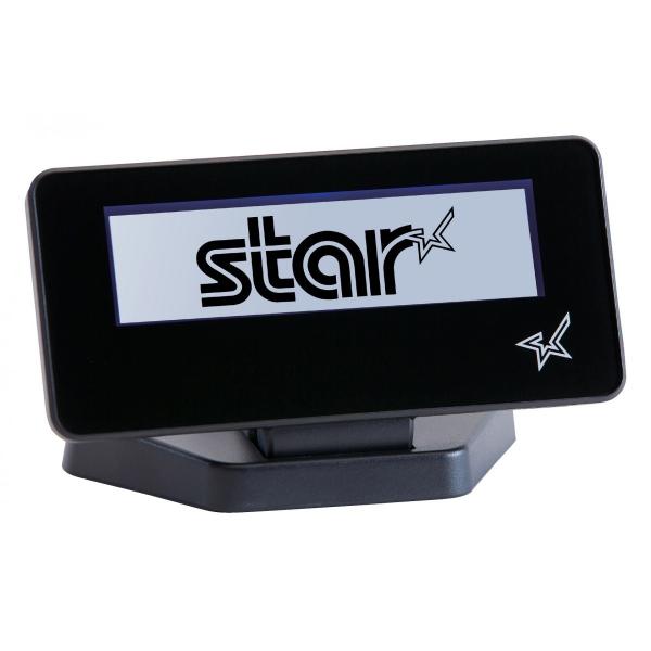 スター精密　ｍPOP専用　カスタマーディスプレイ　SCD222U　ピアノブラック　オプション　ＵＳＢ...