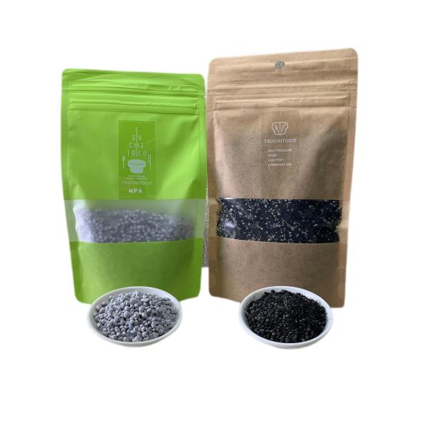 プランターのツチトコセット　ツチトコ粉状１８０ｇ　ツチトコNPK１２０ｇ　ミネラル栄養・肥料　植物よ...