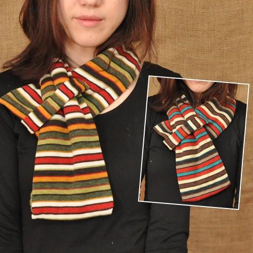 ユランエリマキ アジアンファッション・エスニックファッション・アミナ・マフラー・しましま・シマシマ・...