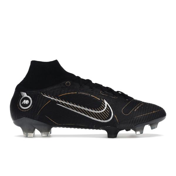 Nike Mercurial Superfly 8 FG Black Metallic Silver...