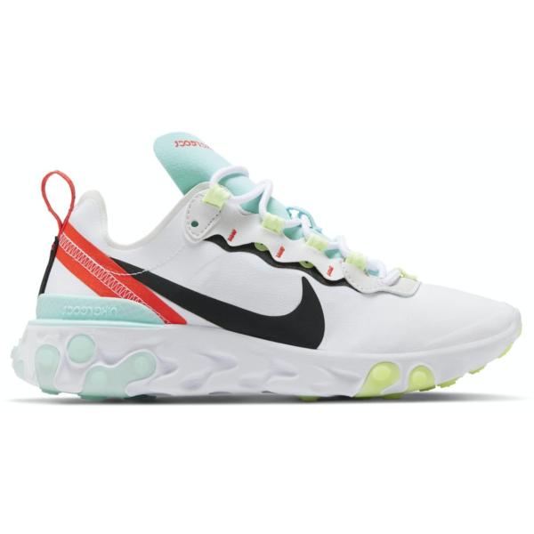 Nike React Element 55 White Black Blue (Women&apos;s)