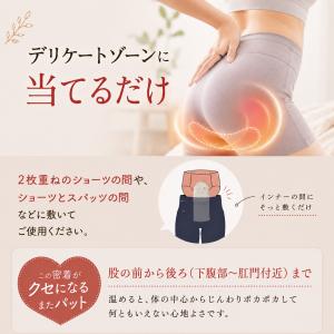 あんもち温休 また おまたカイロ レンジ 10...の詳細画像5