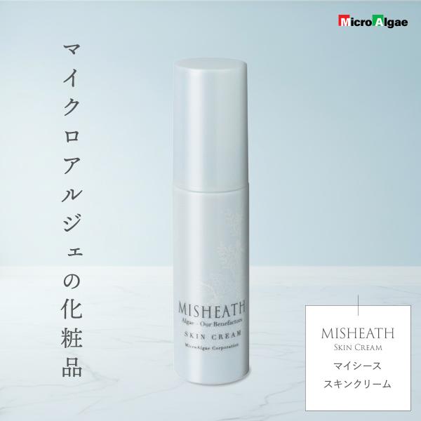 マイクロアルジェ 藻の化粧品 MISHEATH マイシース スキンクリーム 30g ツヤ肌に導くクリ...