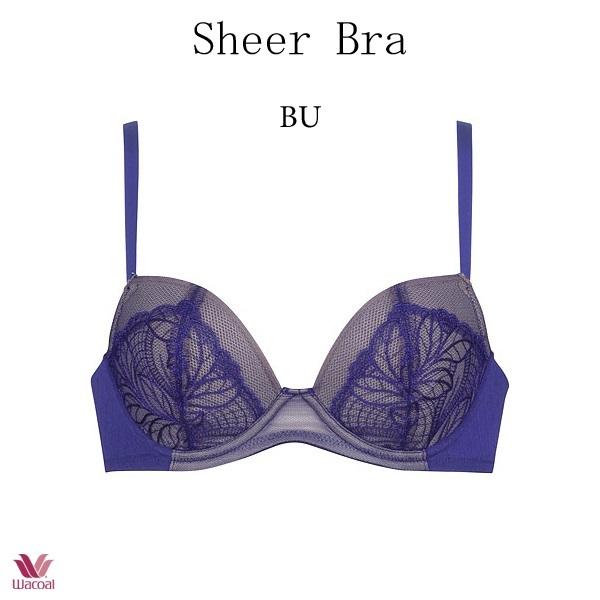 ワコール Sheer Bra シアーブラ ブラジャー BRB405 3/4カップ DEF