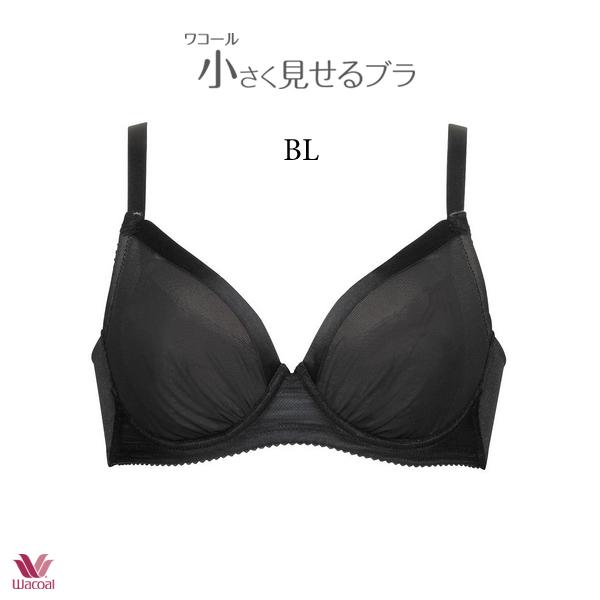 ワコール 小さく見せるブラ ブラジャー BRB422 3/4カップワイヤー GHカップ (シンプルタ...