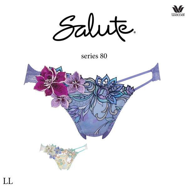 ワコール サルート 80G ショーツ PTJ780 LL ハイレッグ ノーマルタイプ