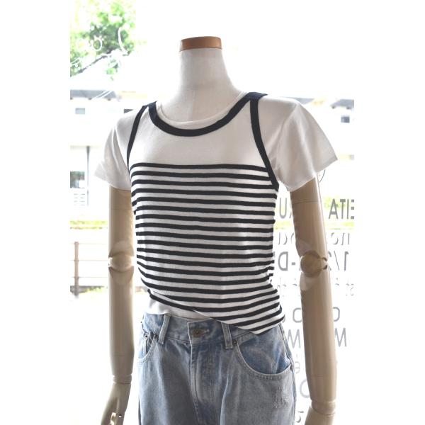 lovint(ラヴィント) 26S/S BASIC KNIT 2PACK<白>