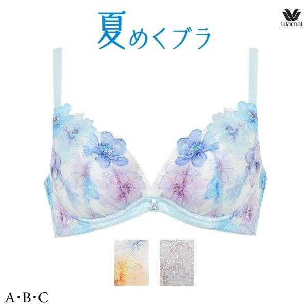 ワコール 夏めくブラ ブラジャー BRB465 3/4カップ ABCカップ