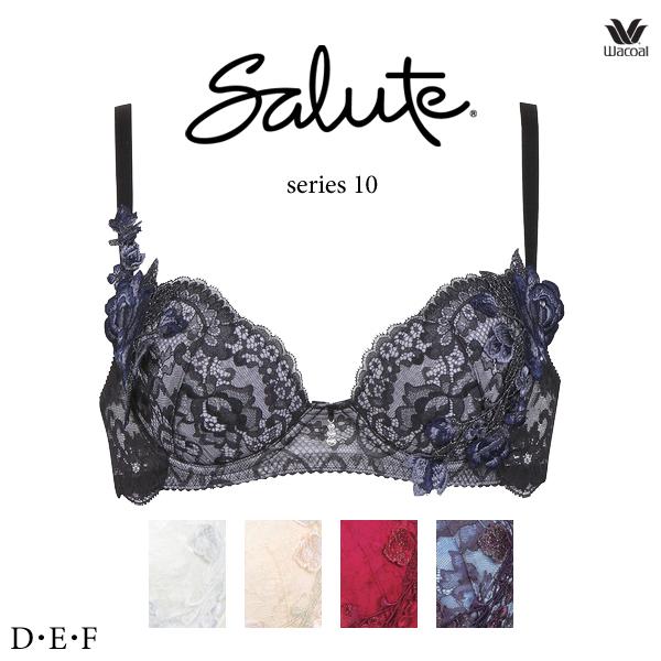 ワコール サルート 10G ブラジャー BTJ410 3/4カップワイヤー (P-upタイプ) DE...