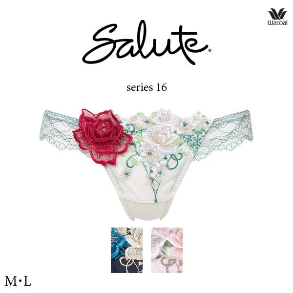 ワコール サルート 16G ショーツ PTJ416 M・L ソング（Tバック)